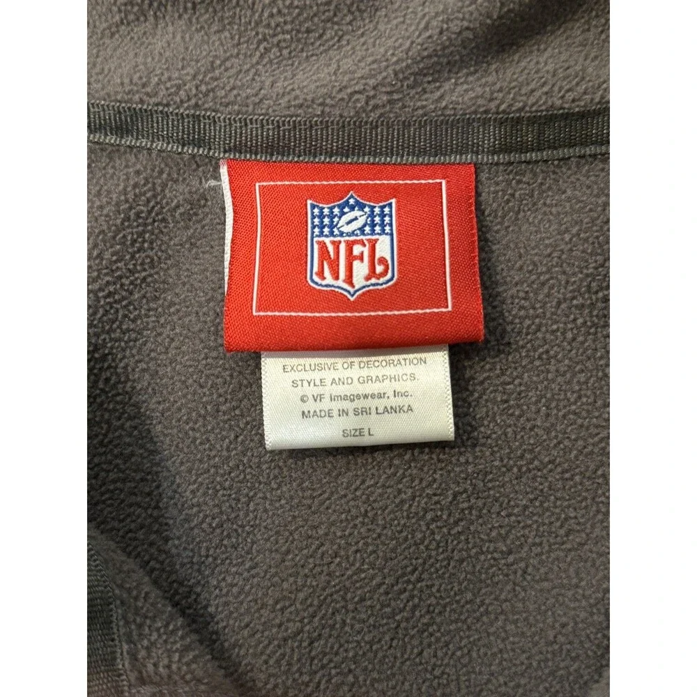 Vintage Buffalo Bills Hardshell Fleece Jacket Full Zip L Blue VTG NFL Y2K Coat